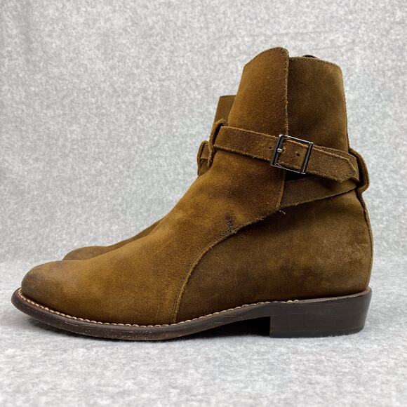 Thursday Boot Co Mens Size 8 Cognac Suede Rogue Boots - Picture 4 of 9